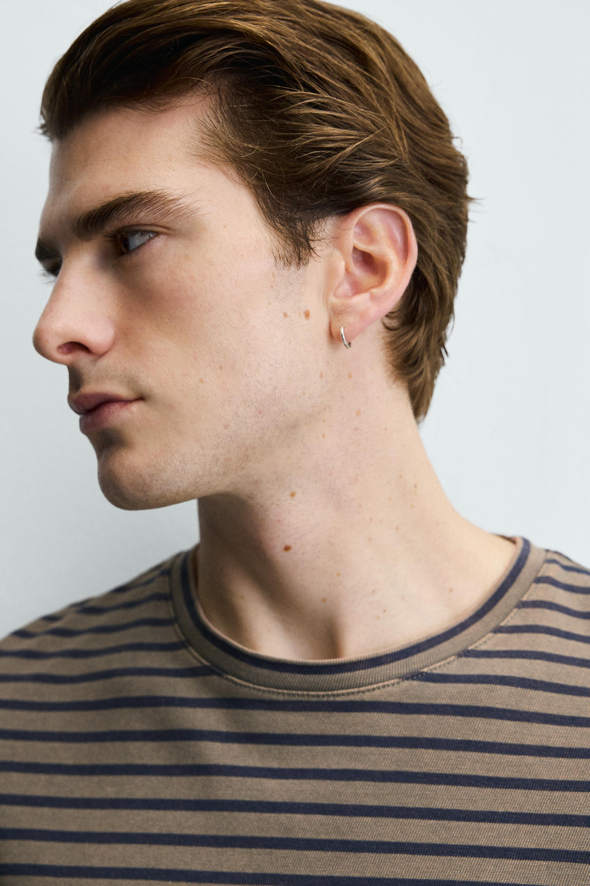 WASHED STRIPED T-SHIRT